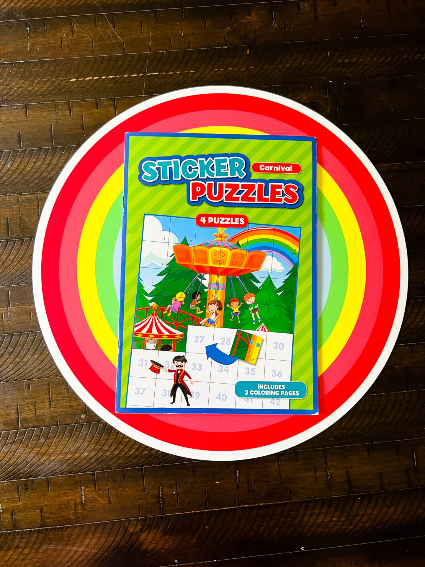 Carnival Sticker Book that is the perfect tool for visually teaching children a strong work ethic.