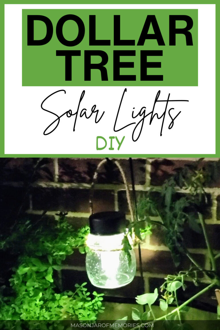 DIY Dollar Tree Solar Lights