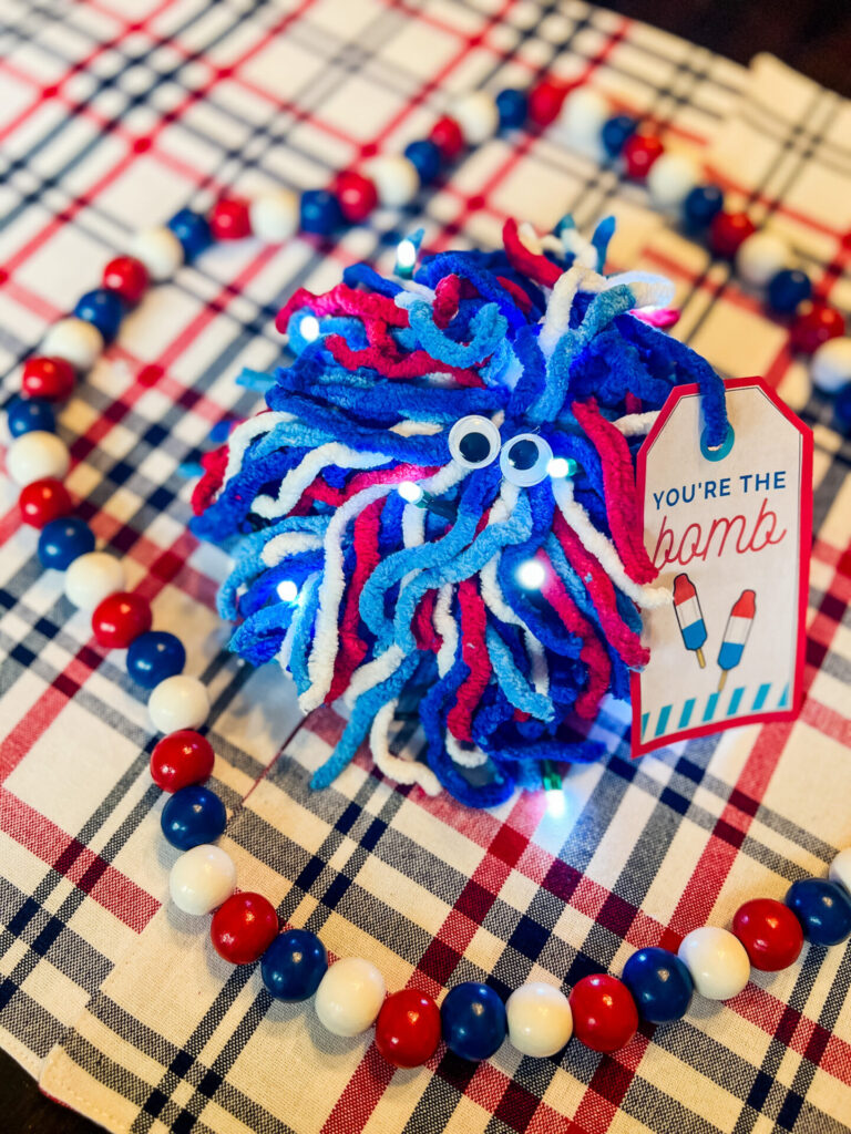 Create Firework Monsters with Just Yarn and Googly-Eyes!