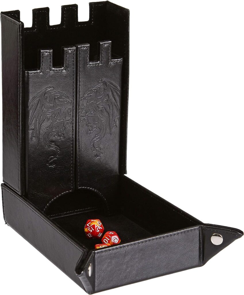 
Forged Dice Co. Draco Castle Foldable Dice Tray and Dice Tower 