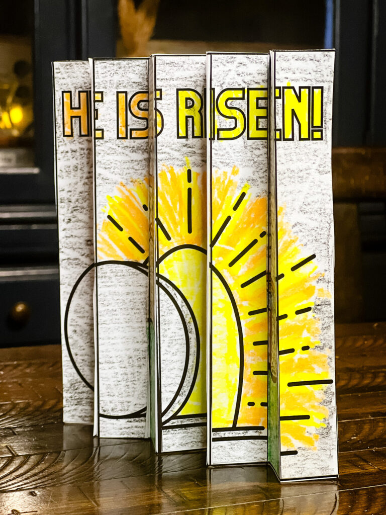 He Is Risen Easter Craft